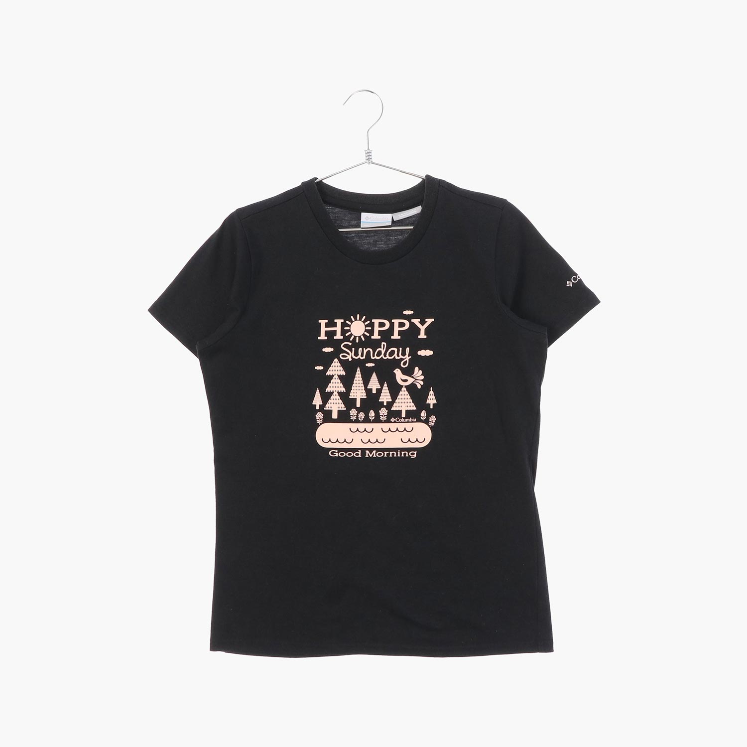 콜롬비아 폴리 반팔 티셔츠 여자 M 빈티지톡