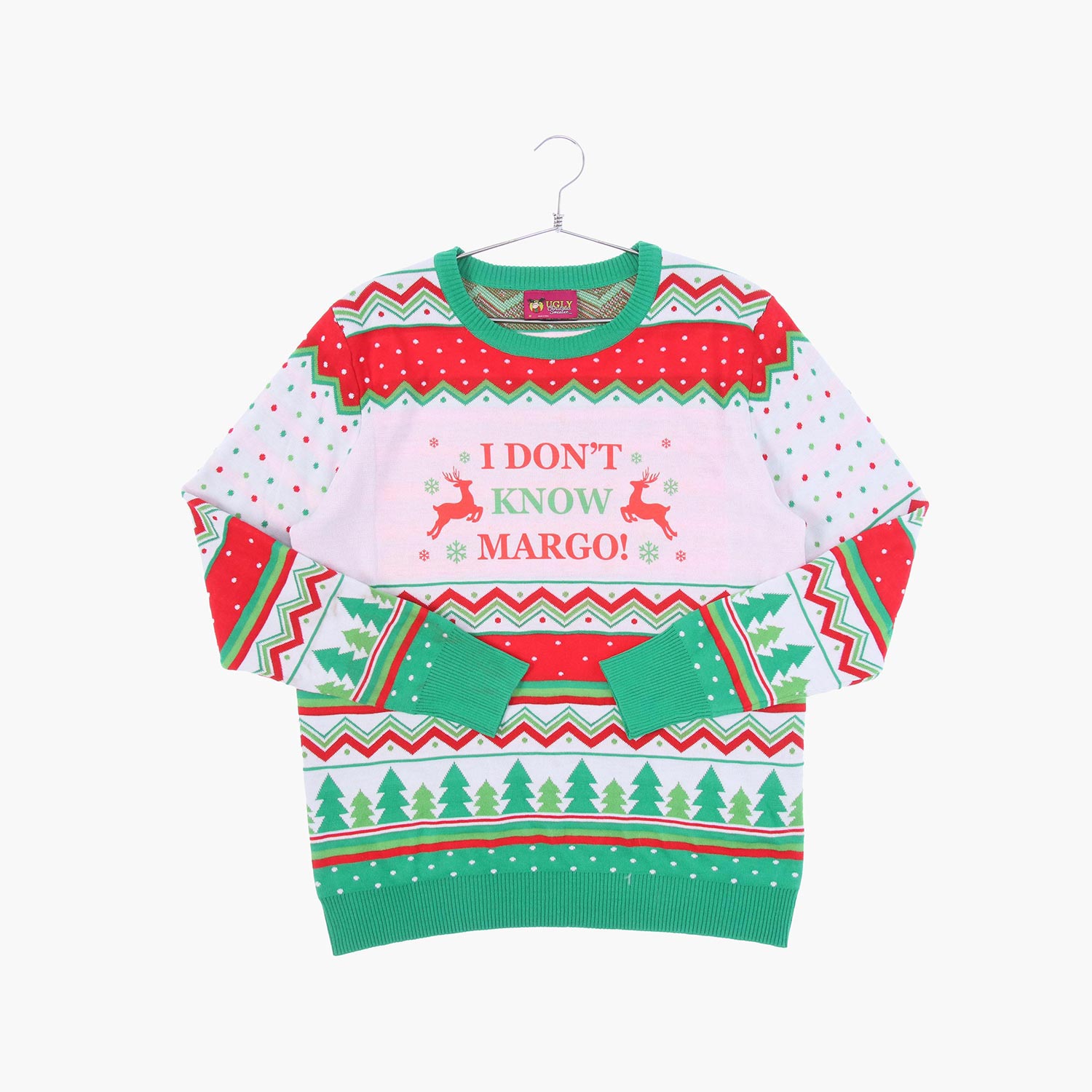 폴리 라운드 크리스마스 니트/스웨터 공용 M 빈티지톡